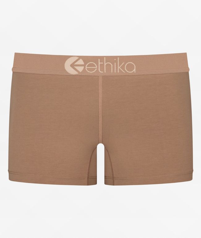 Ethika Concrete Rose Staple Grey Boyshort Underwear