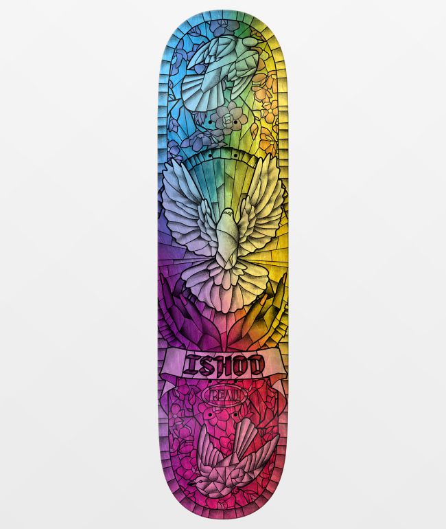 Real Ishod Chromatic Cathedral 8.12" Skateboard Deck - Real Skateboards