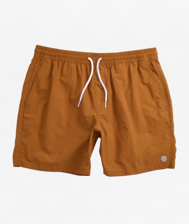 Cookman Solid Orange Shorts