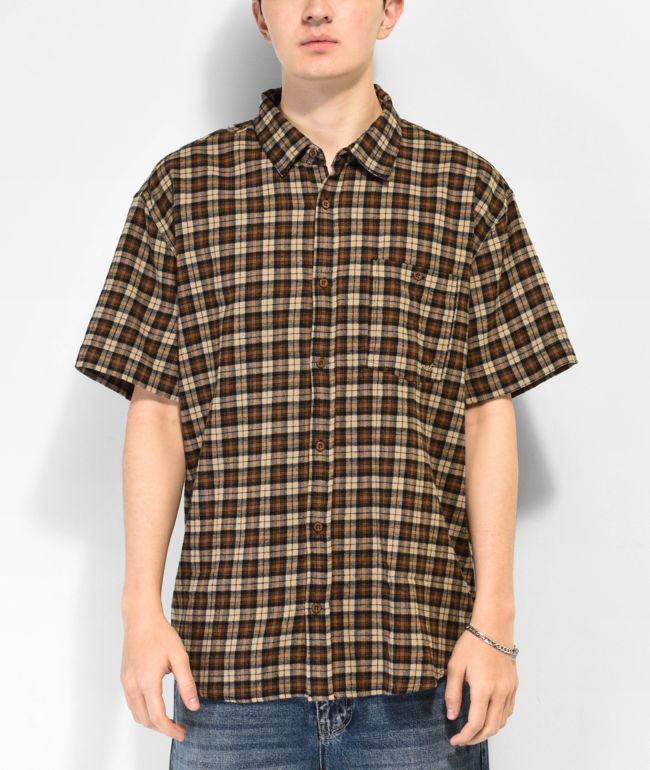 Independent Mesa Brown Flannel Shirt | Zumiez