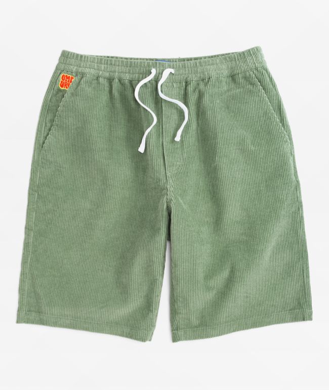 Khaki Corduroy Shorts