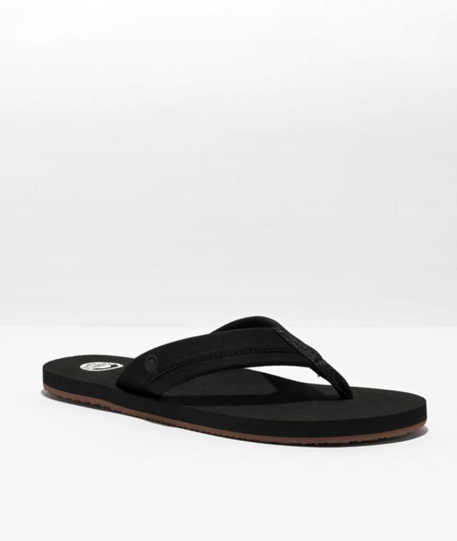 Sanuk Solid Black Sandals Size 7 - 52% off