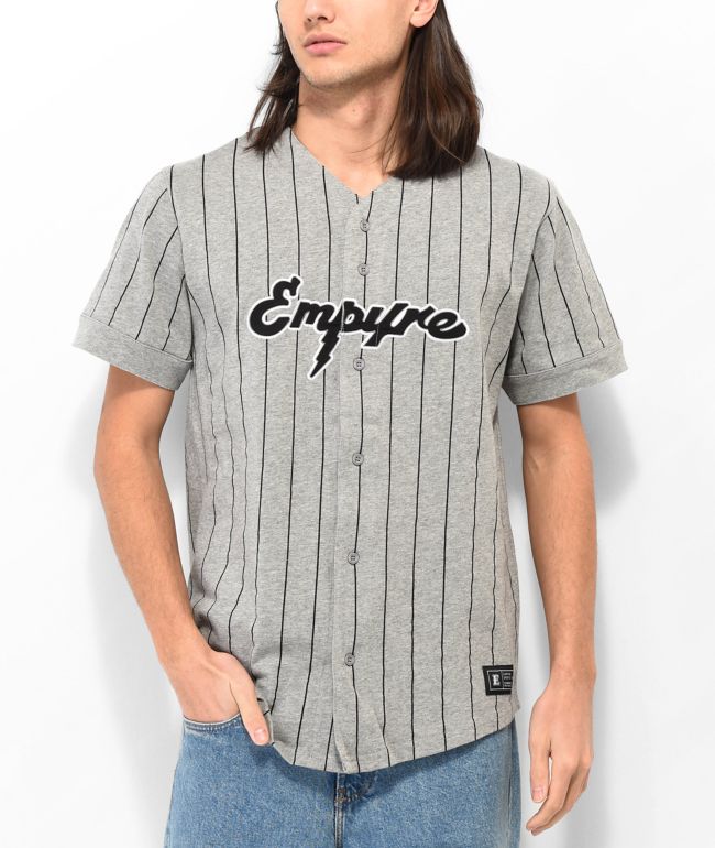 Charcoal Pinstripe Jersey