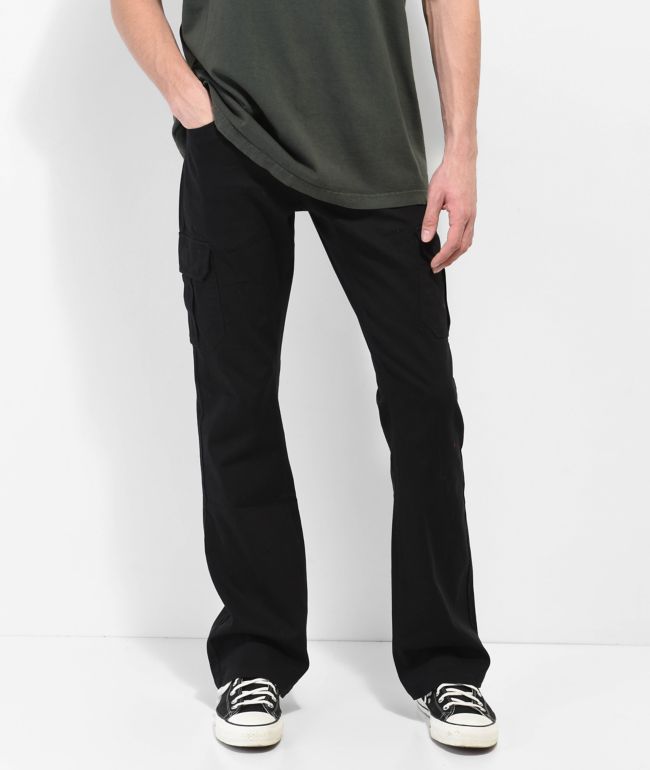 Empyre Canopy Black Cargo Parachute Pants