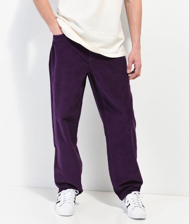 Empyre Loose Fit Black Corduroy Skate Pants