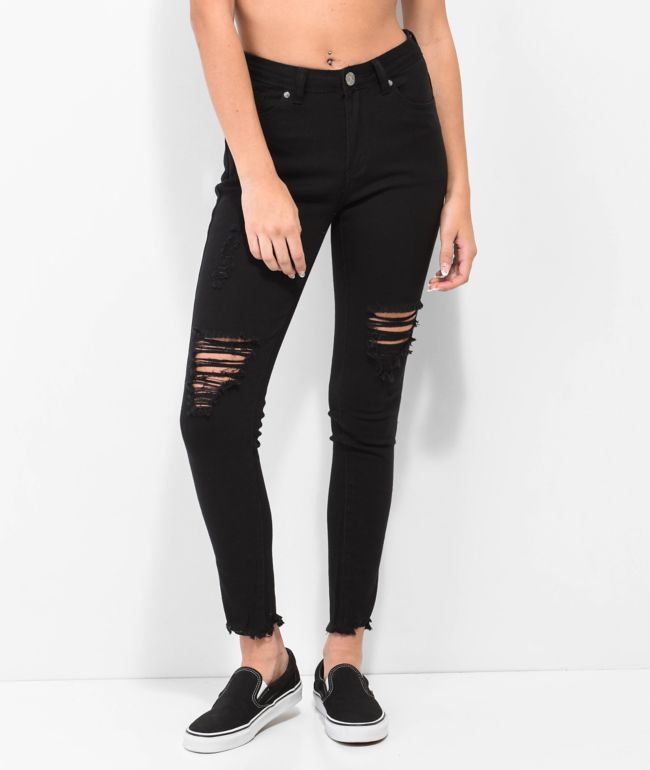 Zumiez ripped hot sale jeans