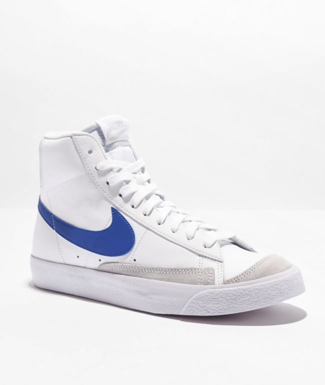 White leather cheap nike blazers