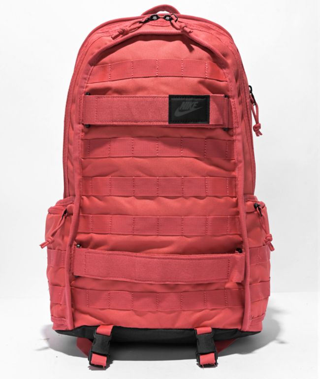Sprayground Camoburst Deluxe Red, Orange & Green Leather Backpack, Zumiez