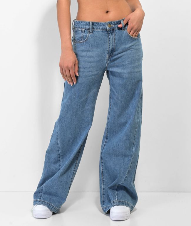 boohoo Paper Bag Washed Denim Carrot Leg Jeans - ShopStyle