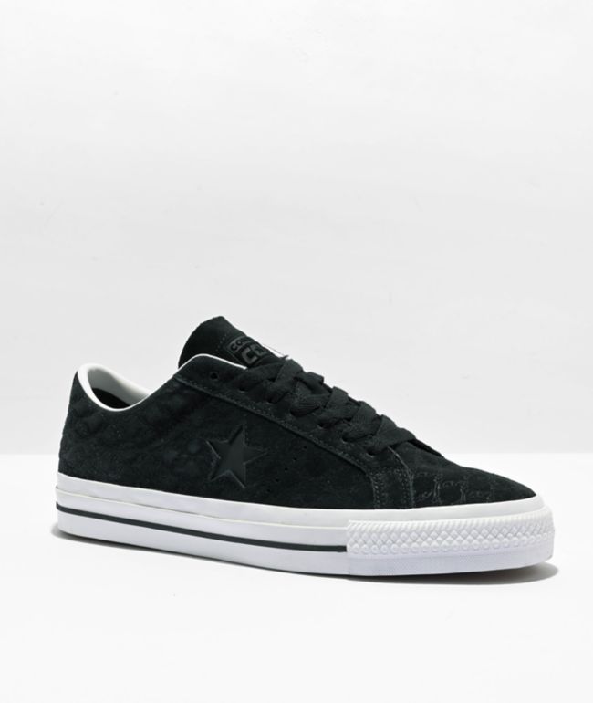 Converse one star pro cheap all black