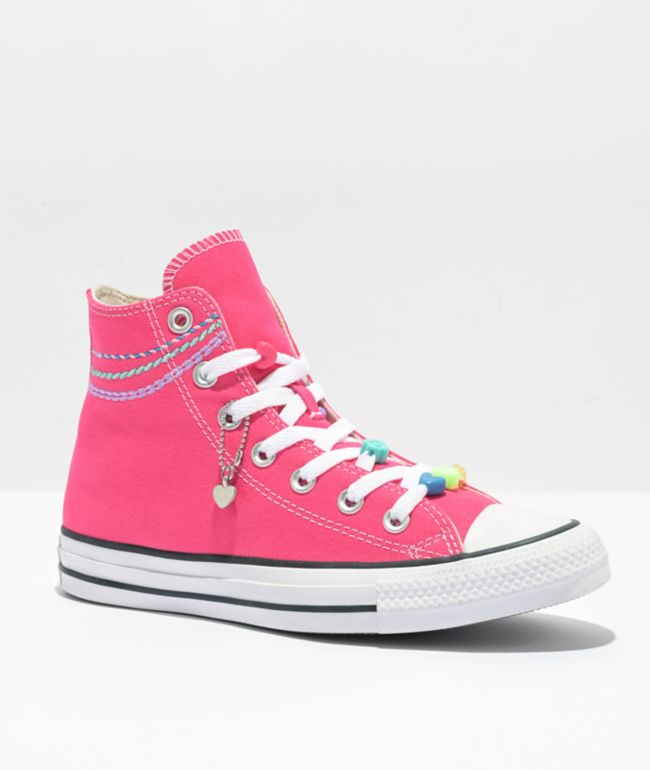 Powder cheap pink converse