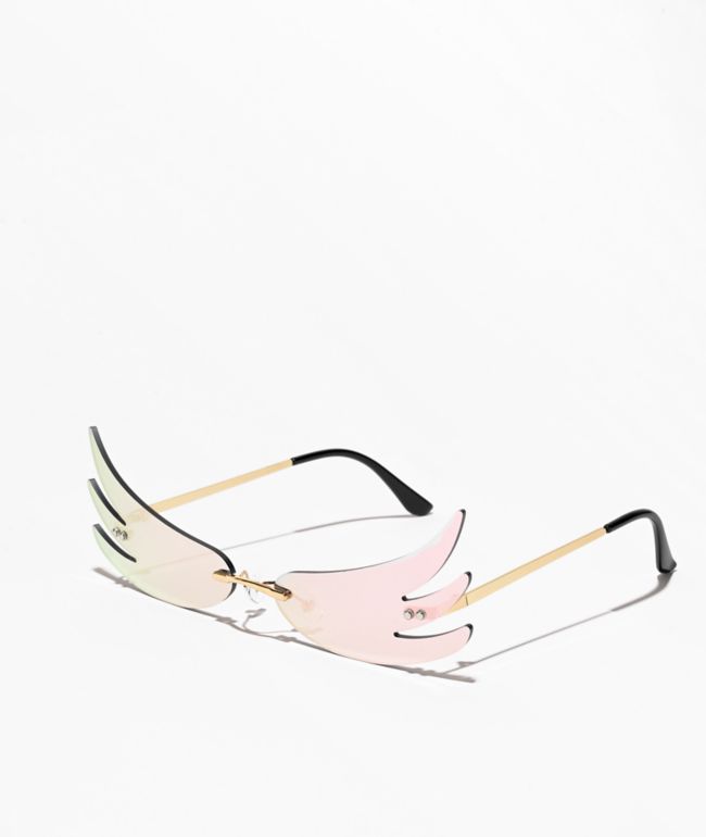 Laugh Wing Iridescent Sunglasses - Empyre