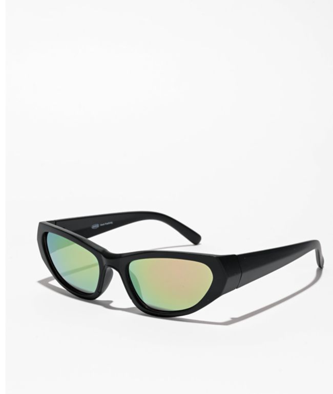 Petals & Peacocks Alpha Y2K Black Sunglasses - Petals and Peacocks
