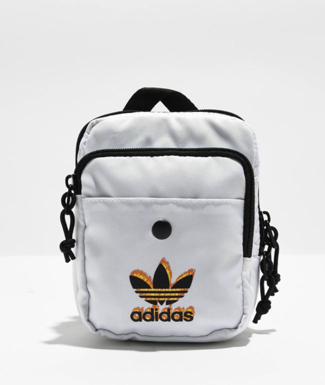 adidas Fest Off White & Scarlet Crossbody Bag