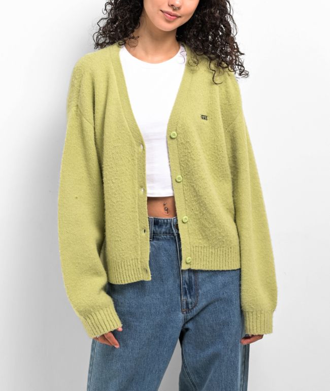 Daisy Street Green Sweater