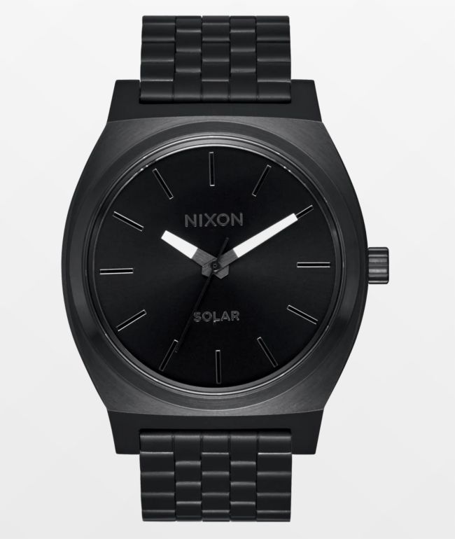 All black nixon watch best sale