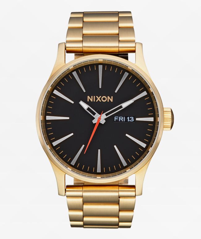 Nixon gold watch mens zumiez hotsell