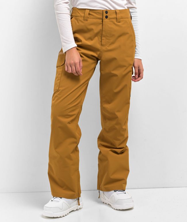 Monet Cozay Brown Micro Fleece Cargo Pants