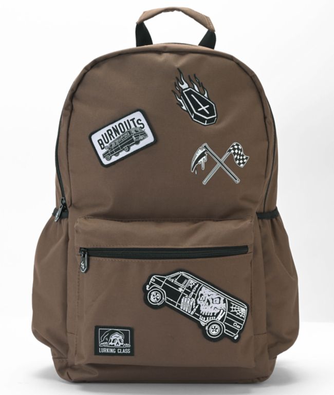 Sprayground Money Checkered Brown Backpack, Zumiez