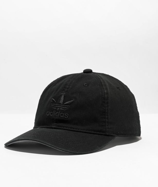 Adidas faux suede store relaxed strapback hat