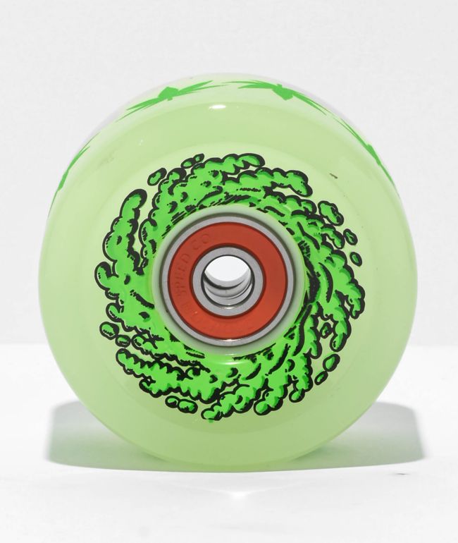 Slime Balls Light Ups LED Chrome Surfer OG 66mm 78a Clear