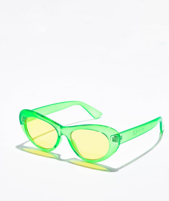 Empyre Flux Green Sunglasses - Empyre