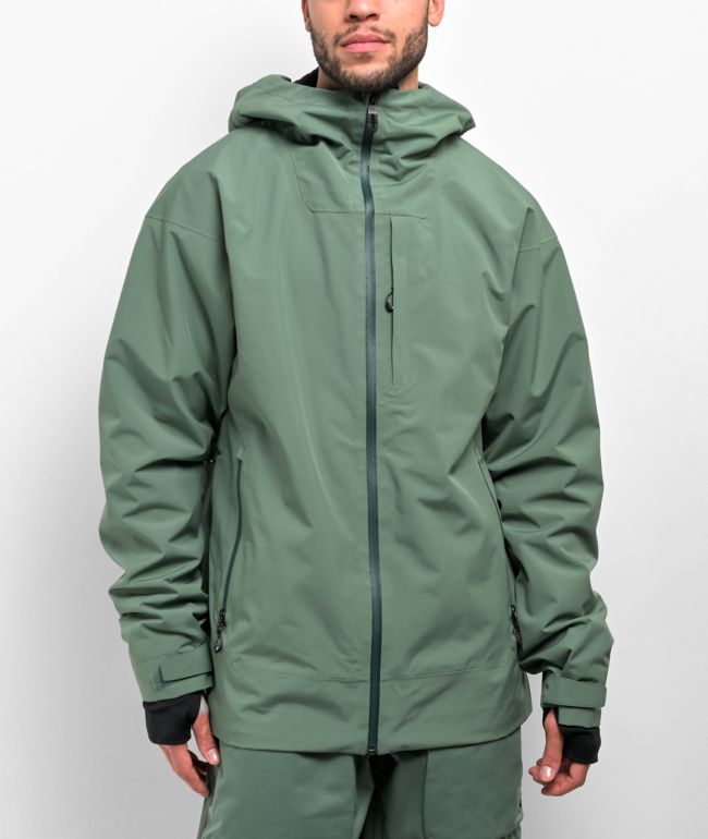 DC SHOES-BASIS 30K SNOW JKT OIL GREEN - Giacca snowboard