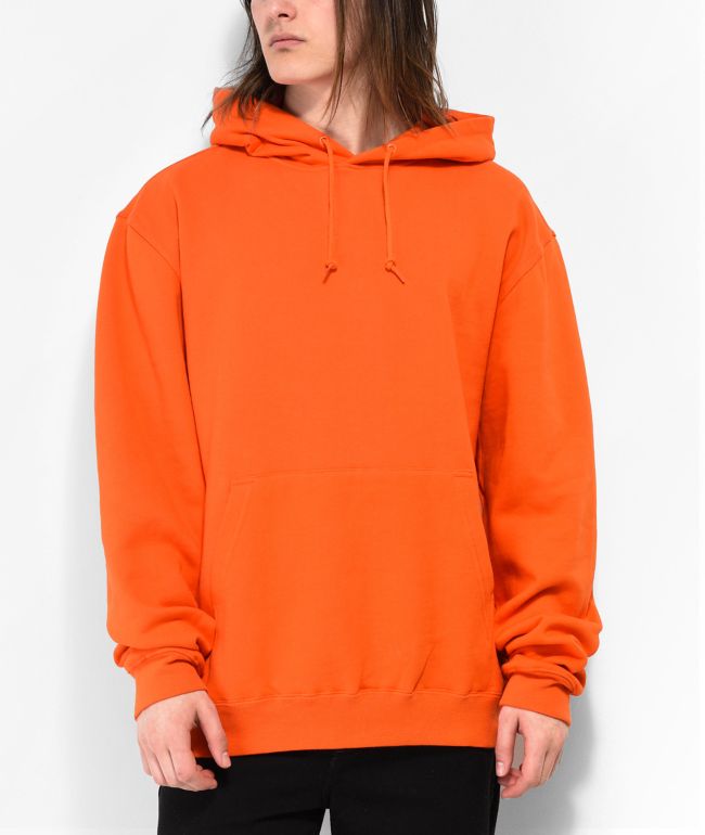 Orange cheap hoodie zumiez