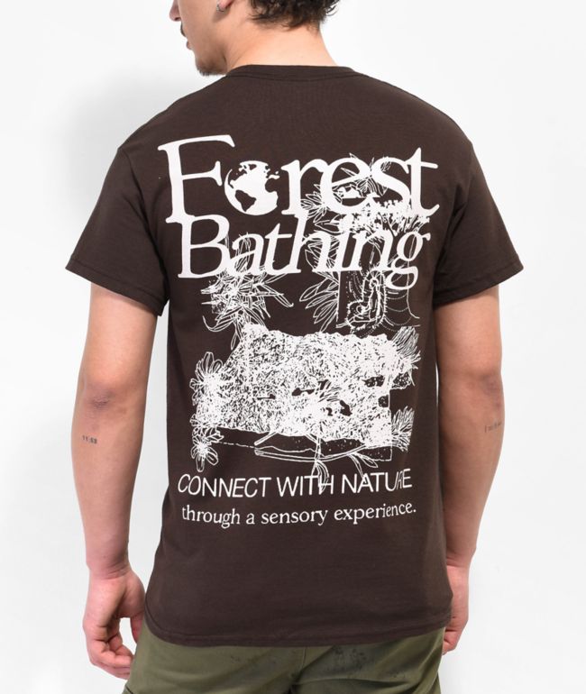 Dravus Forest Bathing Brown T-Shirt - Dravus