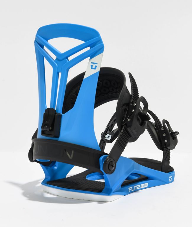 Union Flite Pro Blue Snowboard Bindings 2023 | Zumiez