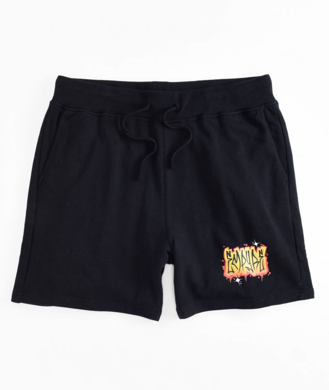 Boss Dog Make Peace Black Sweat Shorts