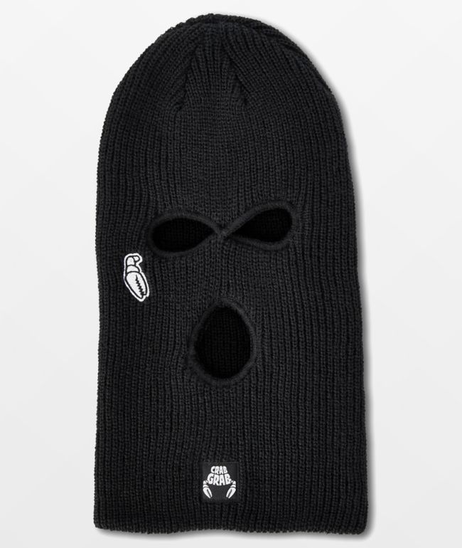 Crab Grab Goon Mask Black Balaclava - Crab Grab