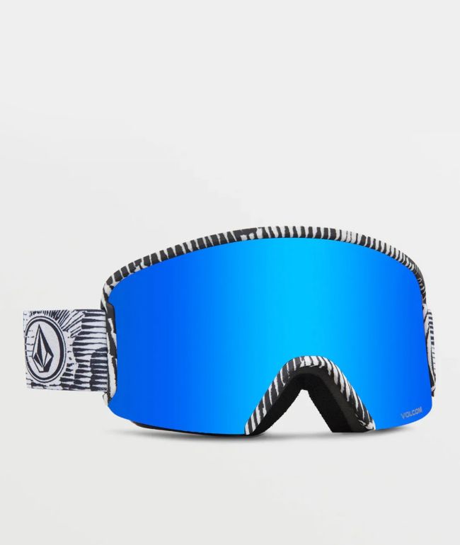 Volcom Garden OP Art & Purple Chrome Snowboard Goggles | Zumiez