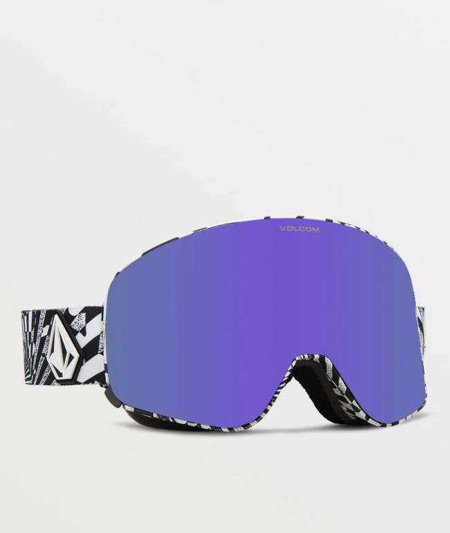 Volcom Garden OP Art & Purple Chrome Snowboard Goggles | Zumiez