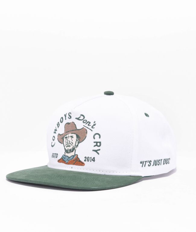 ★ Wai Kei★ MAY I BE HAPPY Man to Man Ivory YKBE01TS07-1 Sendero Yippee Ki Yay Cream & Maroon Snapback Hat | Zumiez