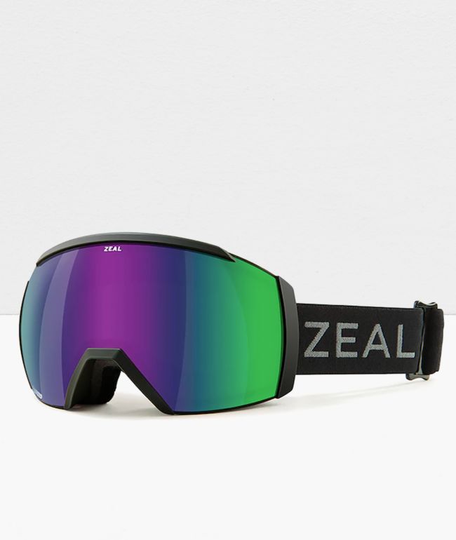 (取寄) ジール ヘミスフィア ゴーグルズ Zeal Hemisphere Goggles Dark Night/Jade Mirror Zeal Hemisphere Dark Night & Jade Mirror Snowboard Goggles | Zumiez