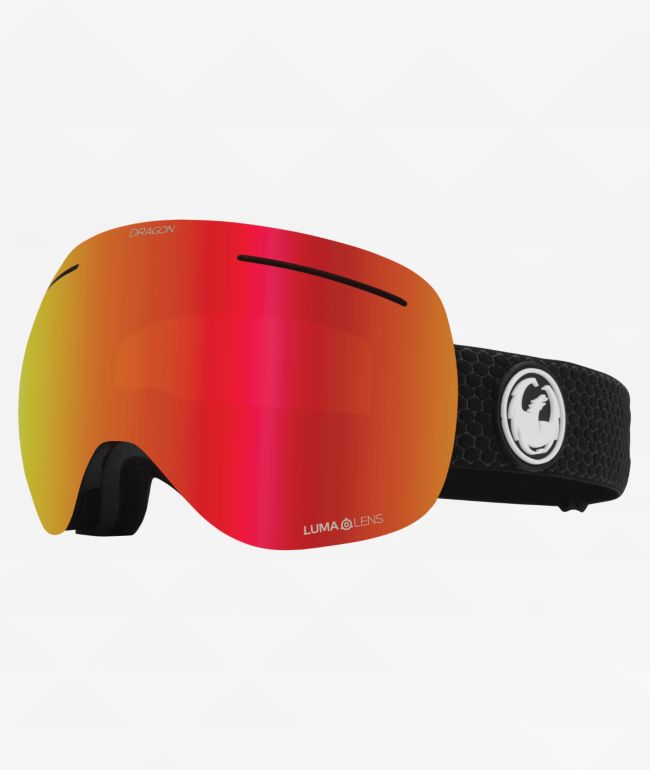 Dragon X1 Split Lumalens Red Ion Snowboard Goggles | Zumiez