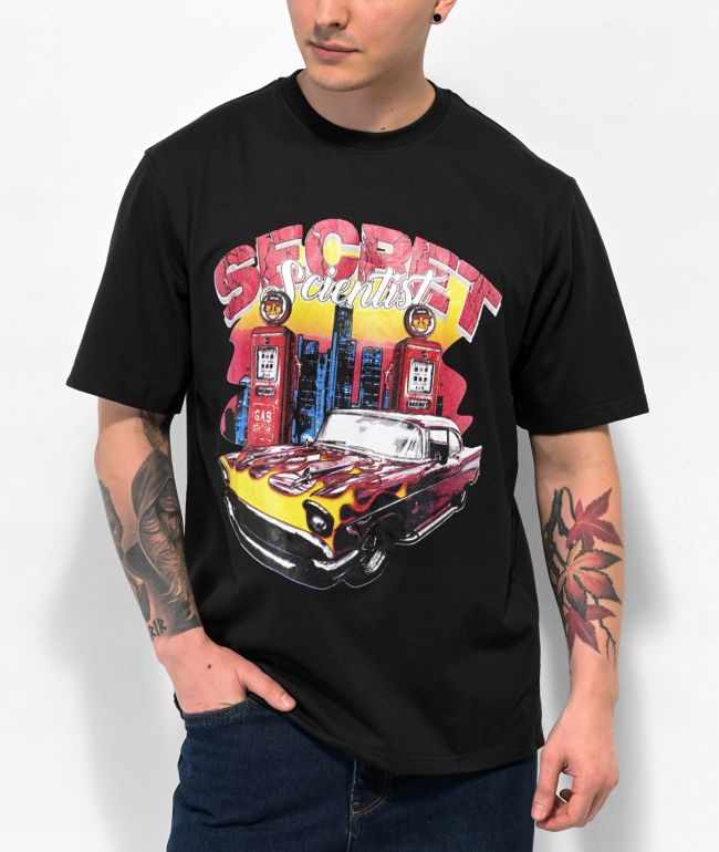 Black Tuna No Crust T-Shirt For Fast Car Lovers And Race Drivers 100%  Cotton Custom Screen Printed Tee Shirt - AliExpress