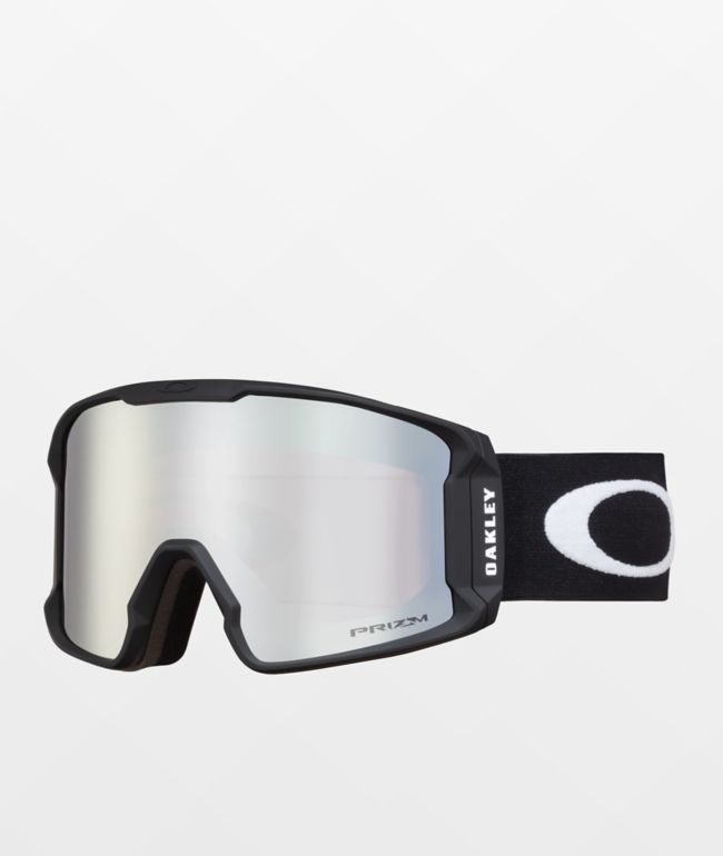 Oakley Line Miner L Black Splatter & Prizm Black Snowboard Goggles 