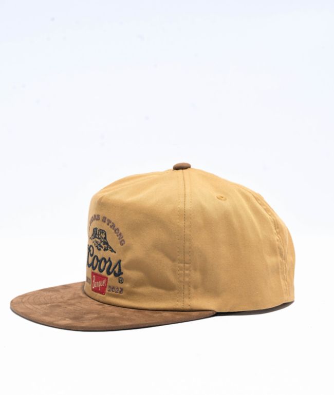 Brixton x Coors 150th Anniversary Arch Profile Canvas Brown Snapback Hat