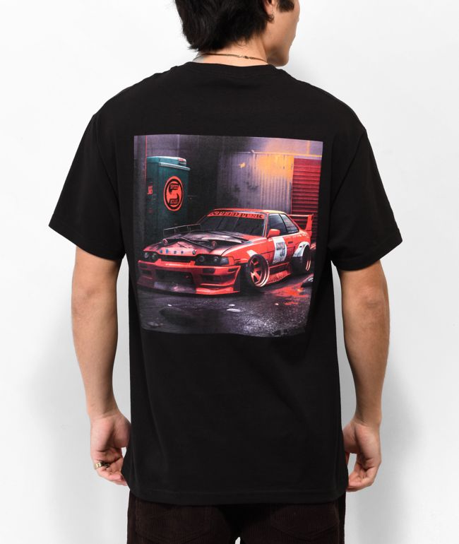 SpeedDemonsShop Get A Super Sports Car Graphic T-Shirt | Unisex Cotton Aesthetic Japanese Sports Car Fashion Tee | Super Soft Car Tee