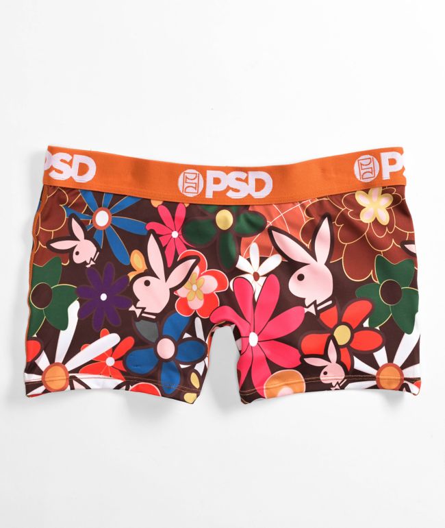 PSD x Playboy Funk Floral Boyshort Underwear - PSD Underwear