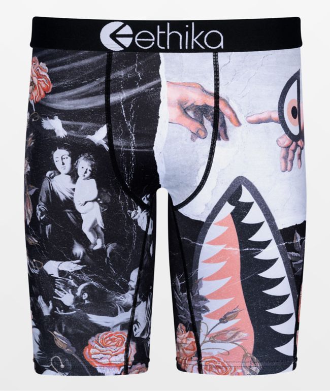 Ethika Mens Staple Boxer Brief  BMR Mashup (AST, Small) at