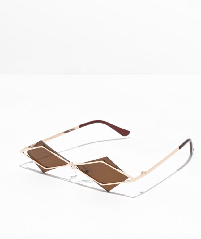 Alec Brown & Gold Sunglasses - Empyre
