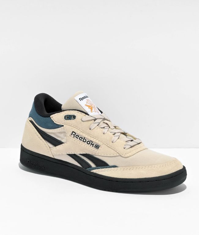  Reebok Men's Club C Revenge Vintage Sneaker, Retro  Gold/Black/Neon Cherry, 5