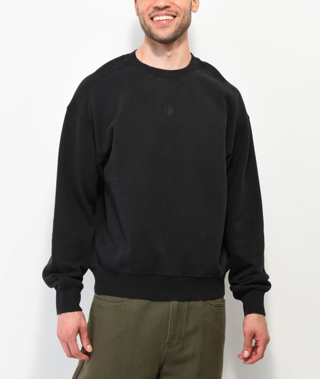 Washed best sale black sweatshirt