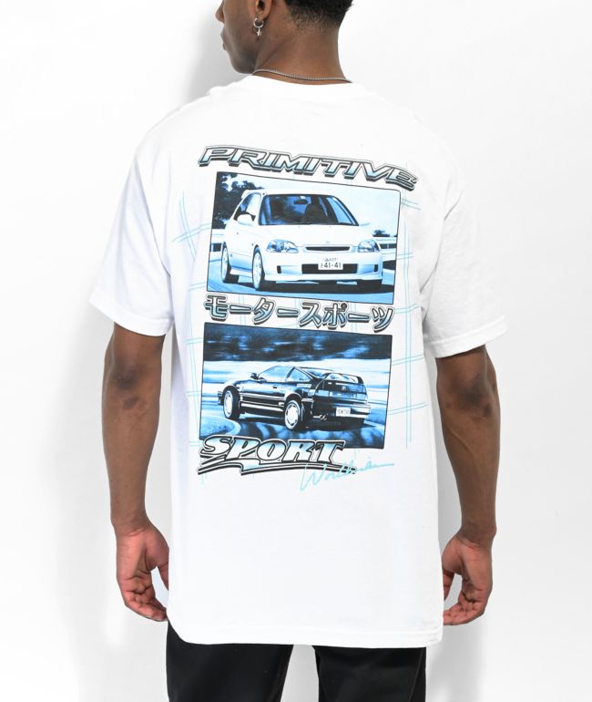 MFCT Men's Streetwear Half Sleeves Tee Cool Car Graphic T-shirt