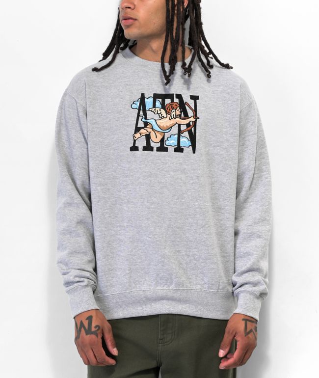 Spitfire x Gonz Flower Swirl Grey Crewneck Sweatshirt | Zumiez