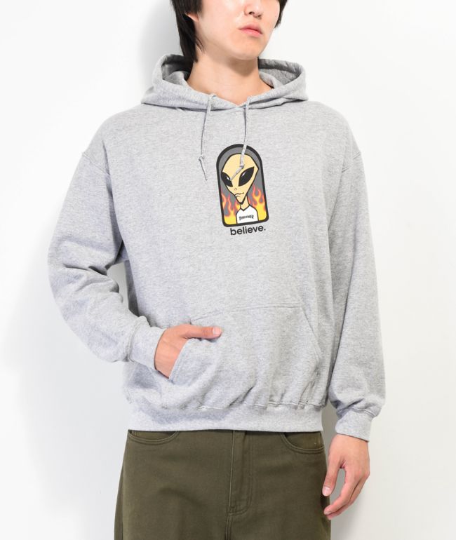 Empyre Angel Tears Grey Hoodie