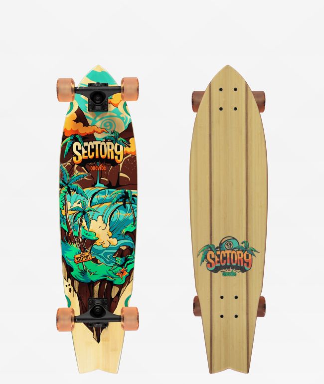 Sector 9 x OneVibe Striker Depths 36.5" Drop Through Longboard Complete